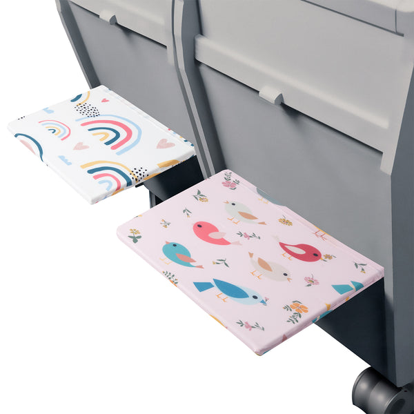The Go-Be 2-Pack Kids Collection — Airplane Tray Covers in Playful Designs