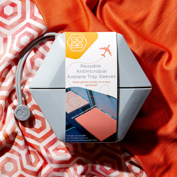 The Go-Be 2-Pack Classics Collection — Airplane Tray Covers in Coordinating Designs