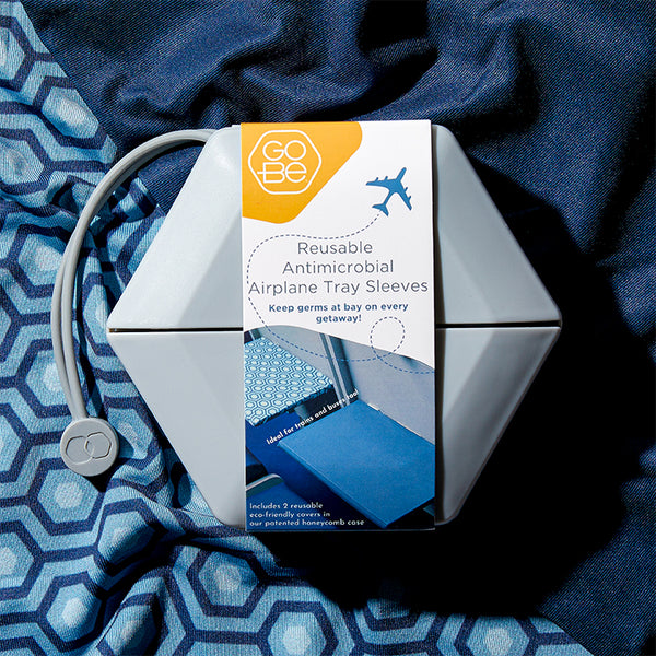 The Go-Be 2-Pack Classics Collection — Airplane Tray Covers in Coordinating Designs