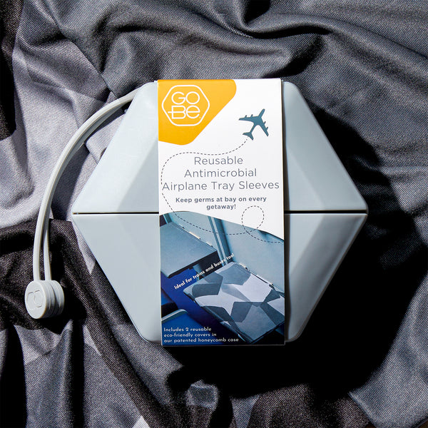 The Go-Be 2-Pack Classics Collection — Airplane Tray Covers in Coordinating Designs