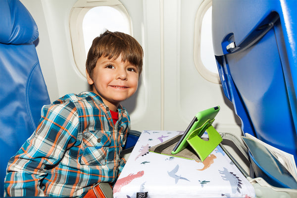 The Go-Be 2-Pack Kids Collection — Airplane Tray Covers in Playful Designs