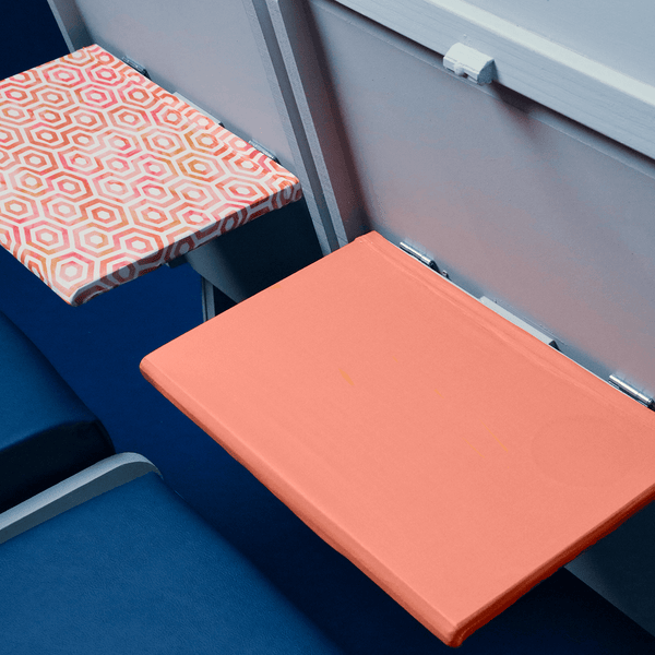 The Go-Be 2-Pack Classics Collection - Airplane Tray Covers in Coordinating Designs